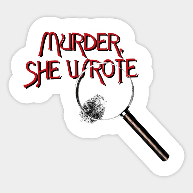 Vintage 1994 Murder She Wrote TV Promo Sticker by Hoang Bich